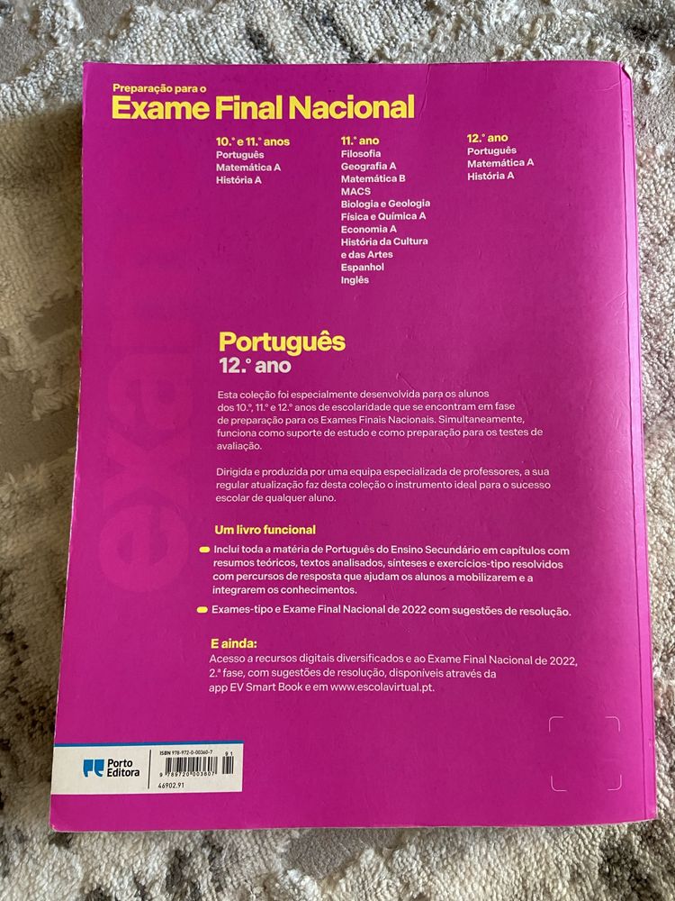 Livro Preparação Exame de Português