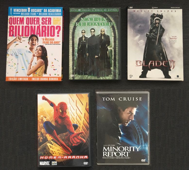 5xDVD Vários Filmes (Ed. PT) - portes incluídos (vendo separado)