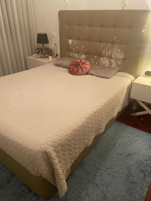 Cama Estofada 3 peças  160x200