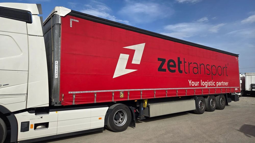 Schmitz Cargobull Firanka z koszem na palety