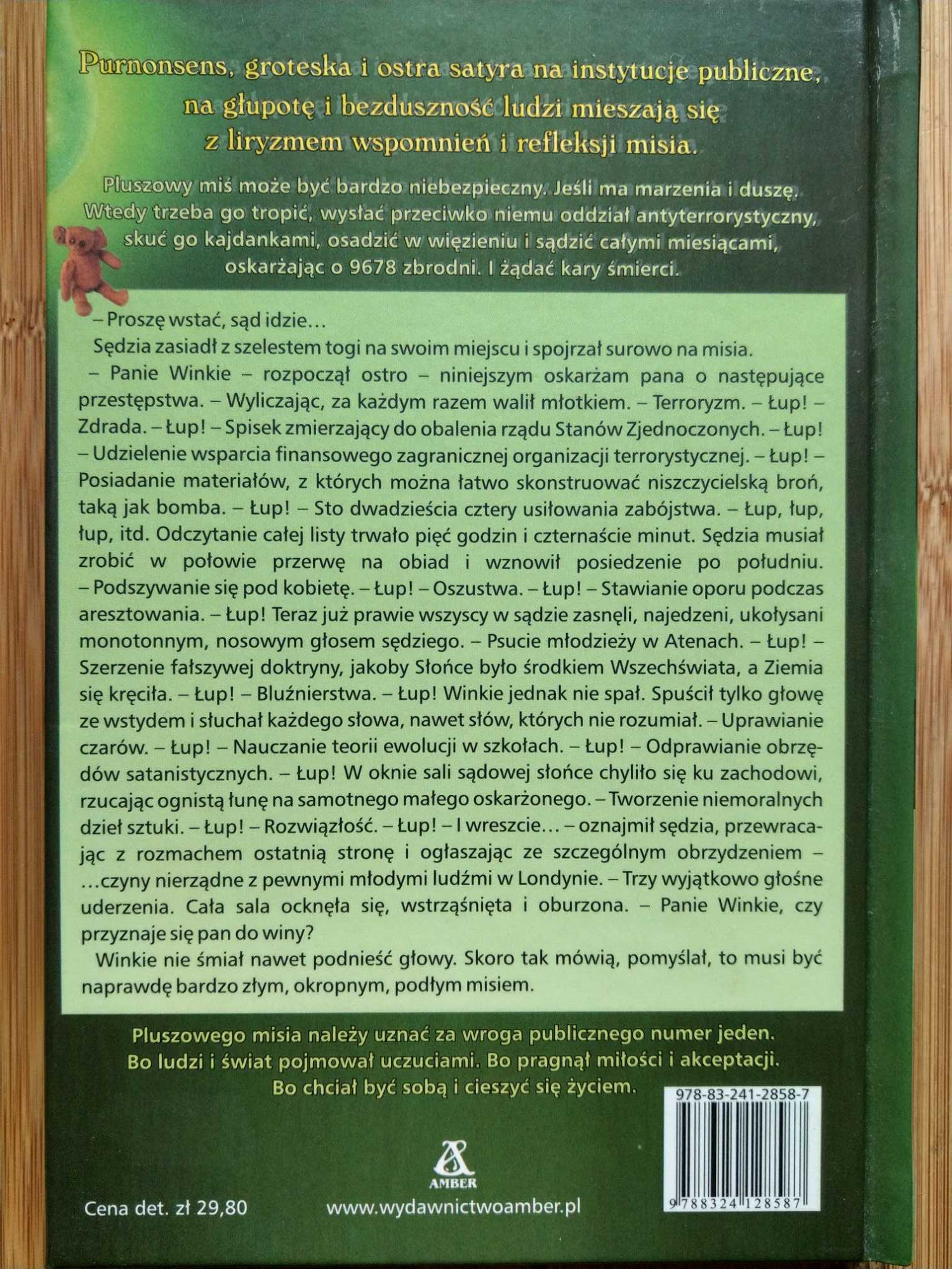 Książka Oskarżony pluszowy miś - C. Chase
