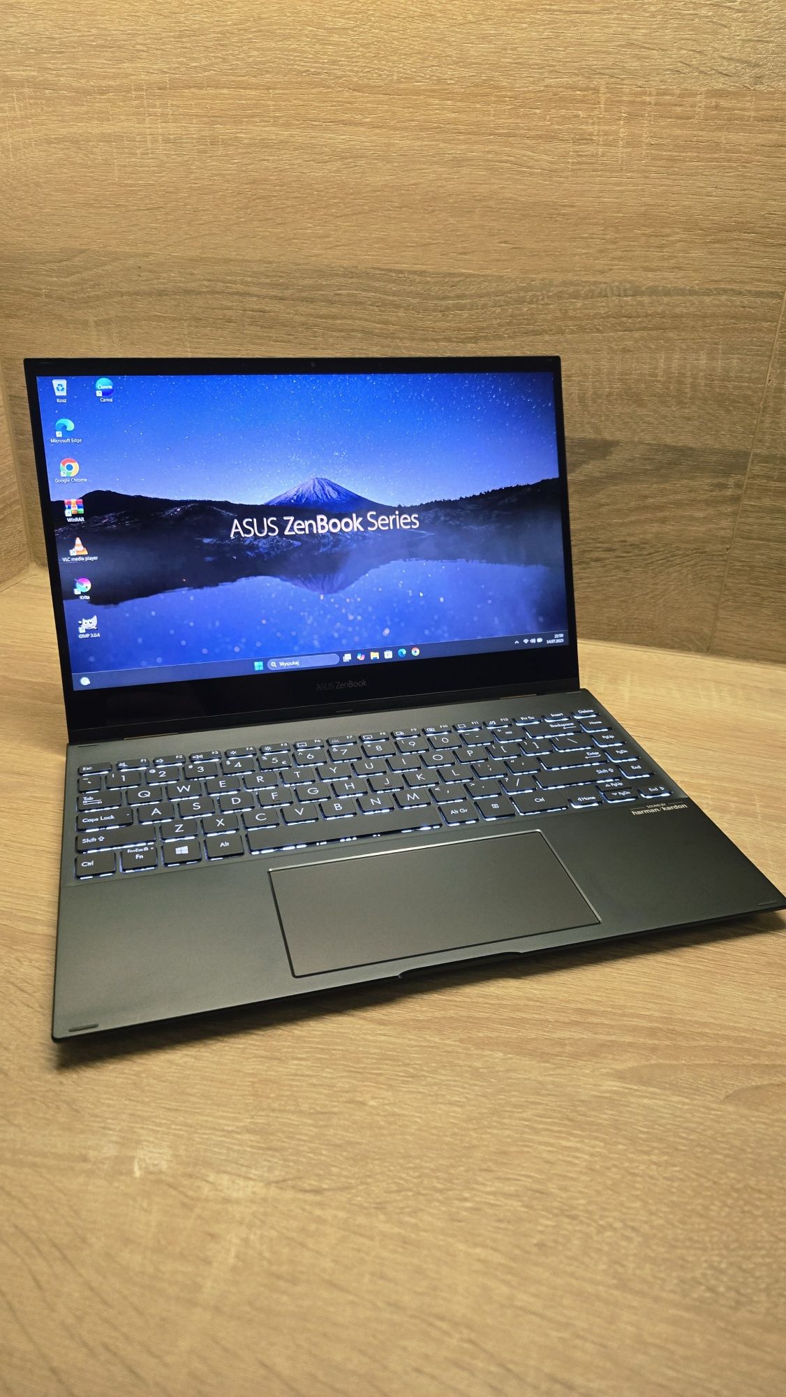 Laptop Asus Zenbook Flip Dotykowy  i5-1035G4 16GB DDR4 512GB SSD Win11