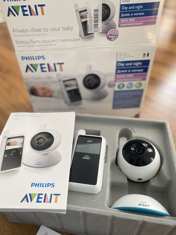 Philips Avent niania elektroniczna na podczerwien monitoring dziecka