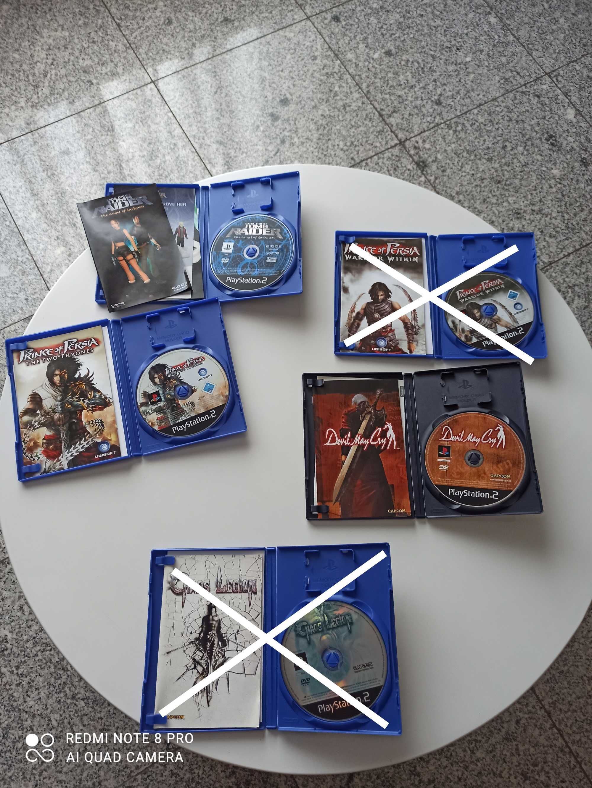 Vendo jogos PS2 completos e quase novos
