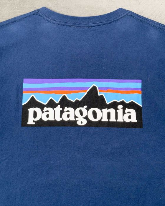 Футболка Patagonia P-6 Logo Responsibili T-Shirt Navy