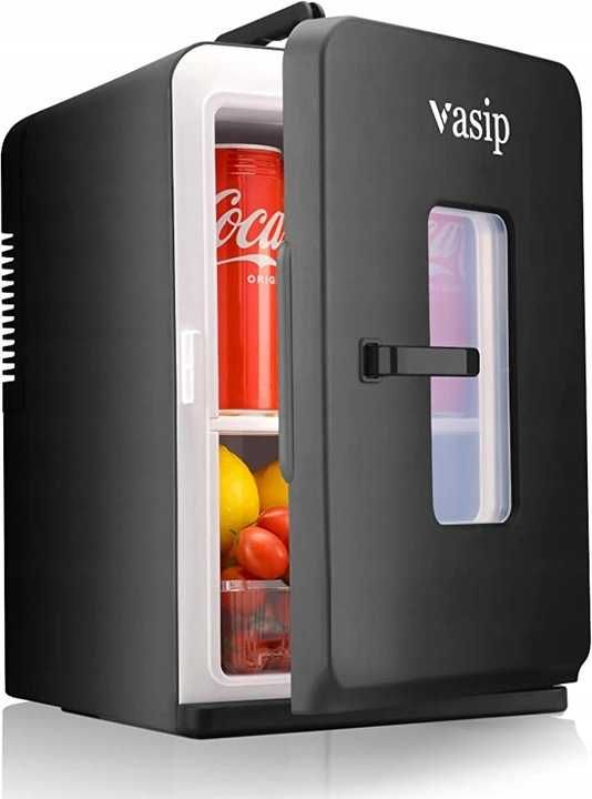 Vasip Przenośna mini lodówka 15L chłodzenie grzanie ECO AC 230V DC 12V