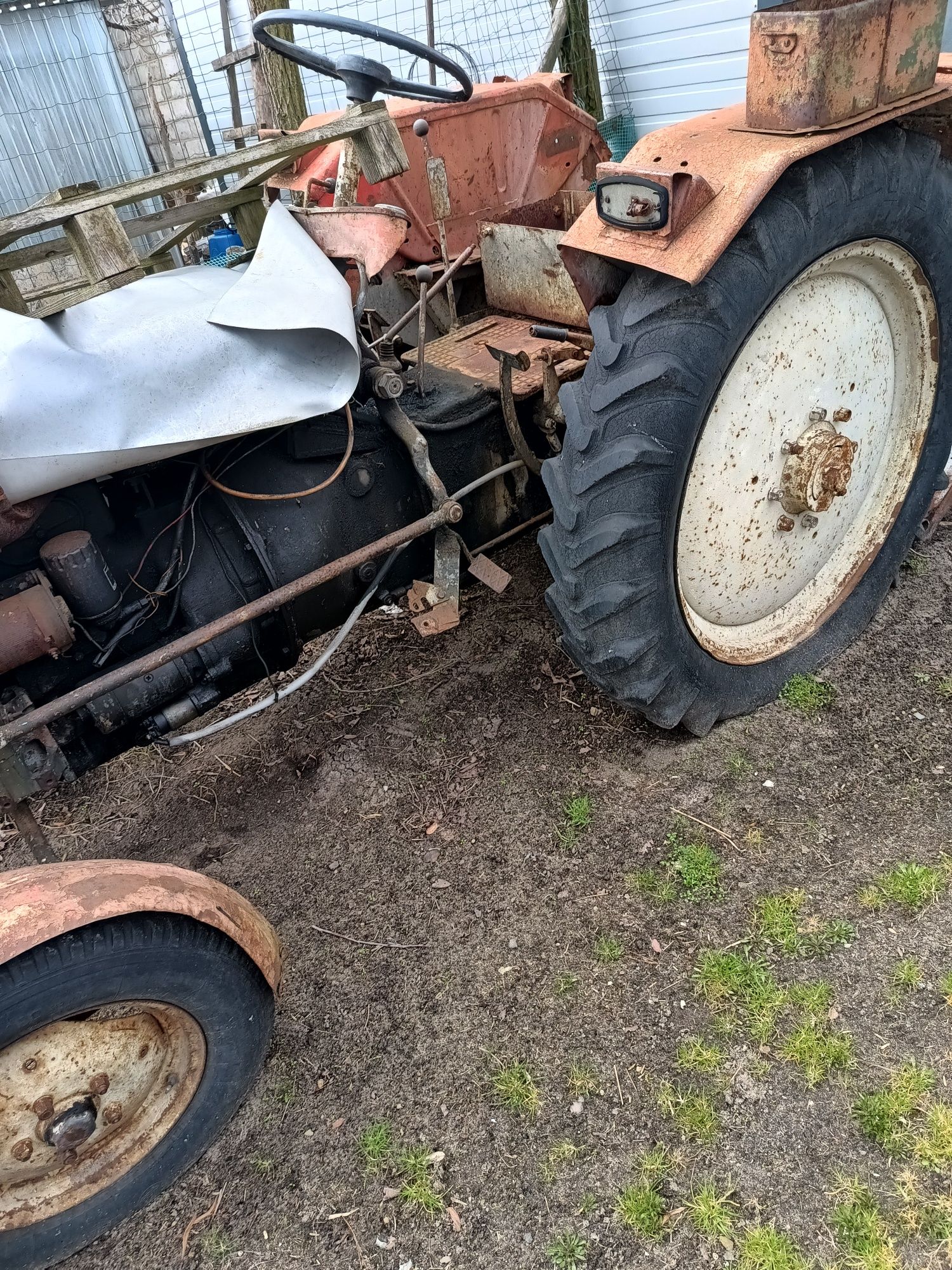 Zetor k25 bocian , tyl, most, błotniki