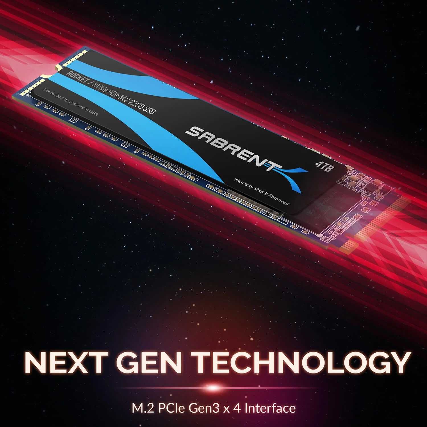НОВІ* SSD 4TB — Sabrent Rocket NVMe M.2 PCIe 3.0 ЯК SAMSUNG