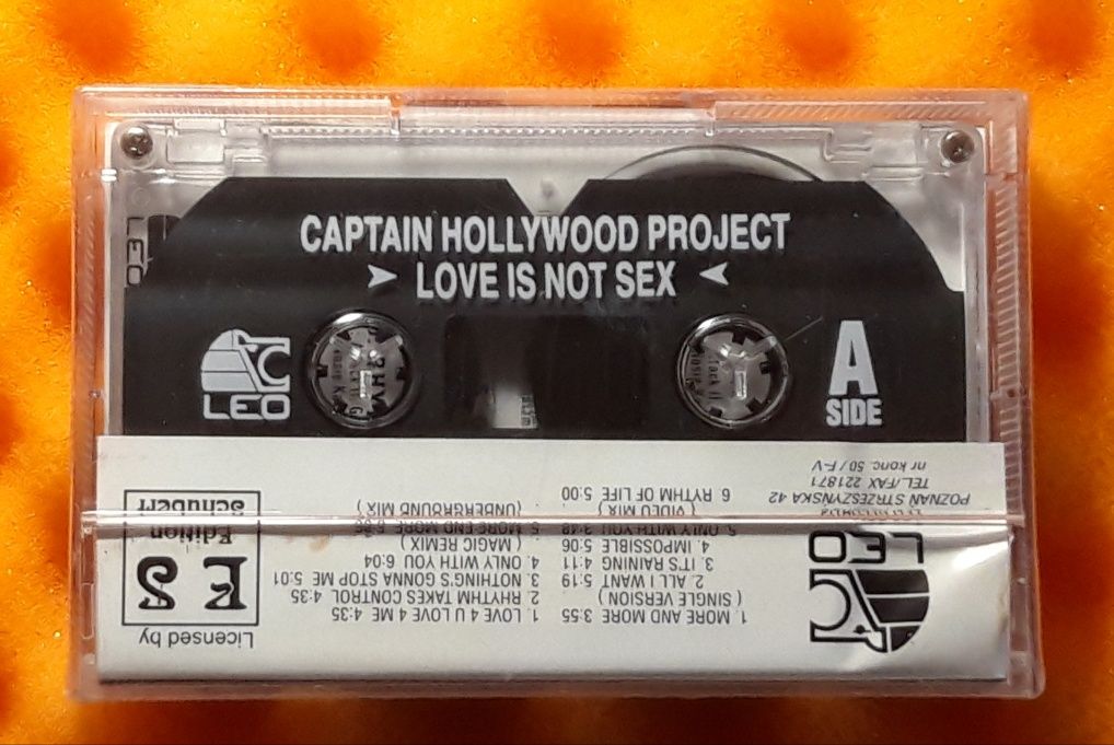 Captain Hollywood Project ‎– Love Is Not Sex (Kaseta, 1993, FOLIA)