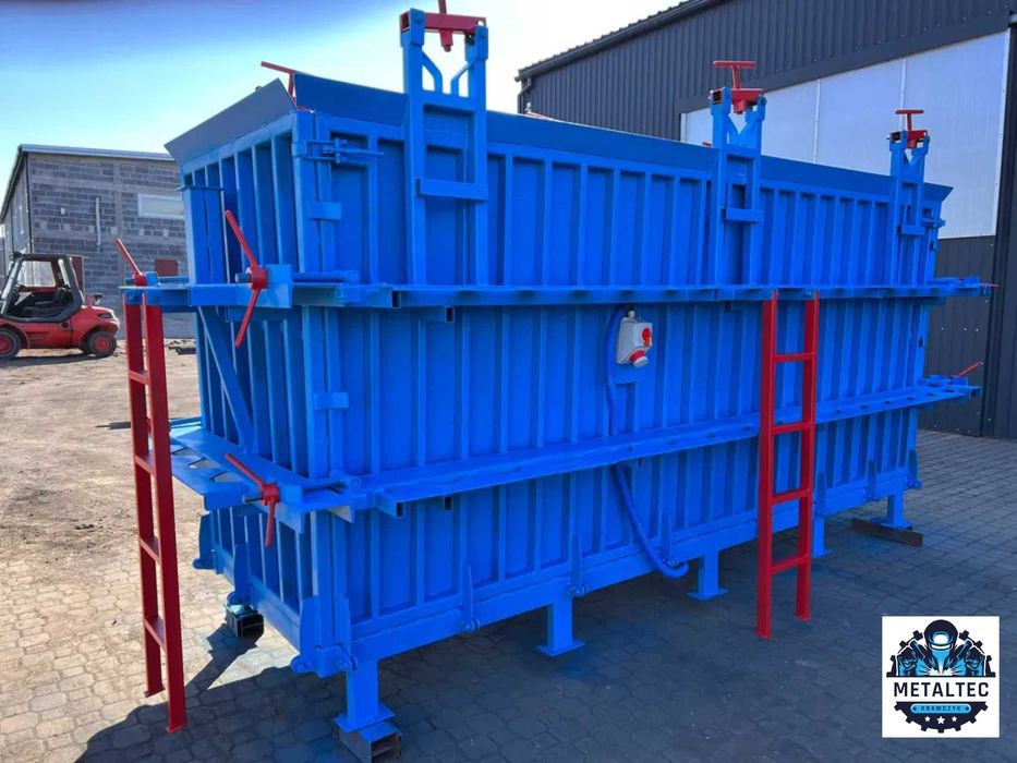 Formy do betonu, szamb, kanałów samochodowych, piwnic