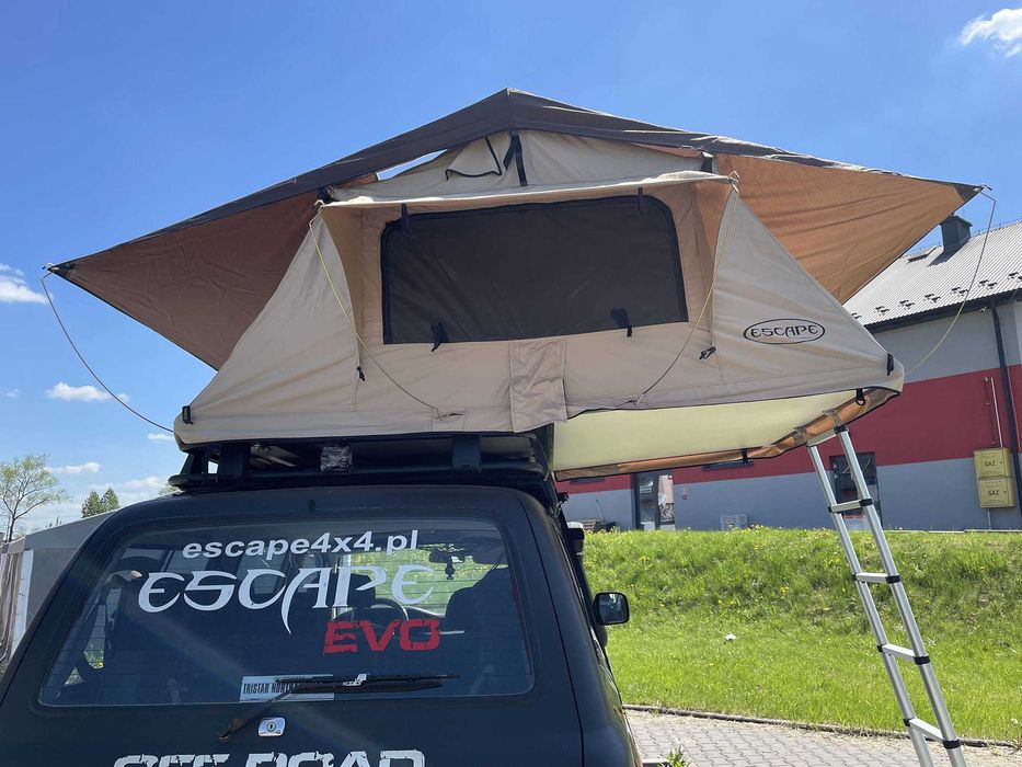 Namiot dachowy ALASKA 190 cm 5 osobowy beżowy