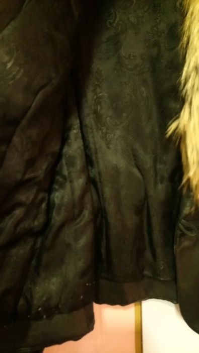 Демисезонная кожаная курточка с мехом