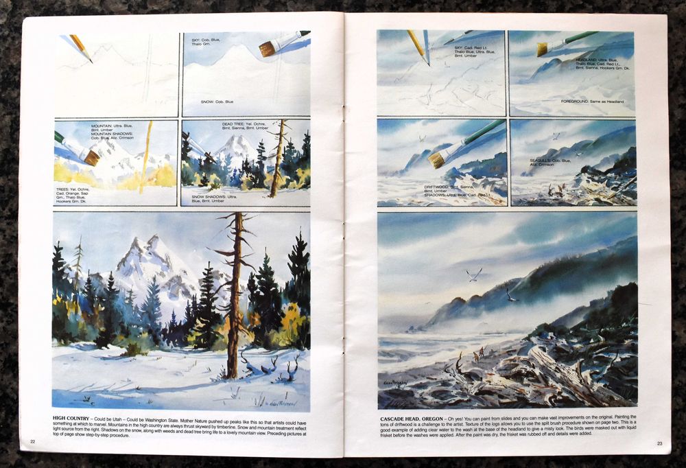 Watercolors Step by Step by Kolan Petersons (1985)