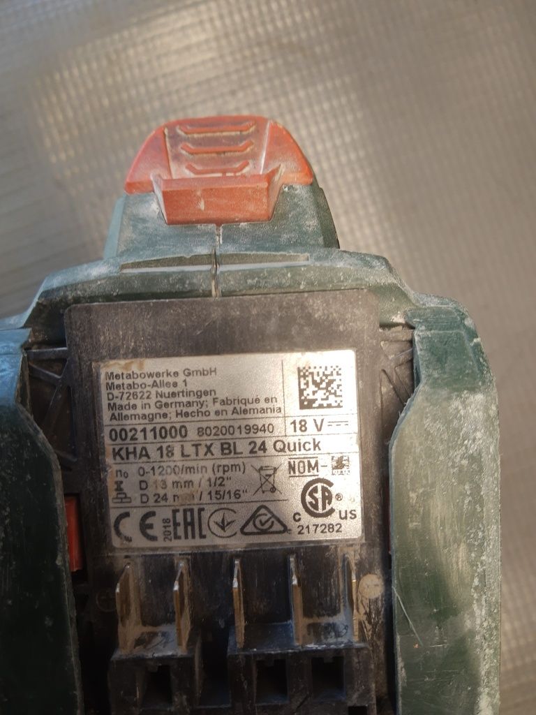 Metabo KHA 18 LTX BL 24 Quick Uszkodzona