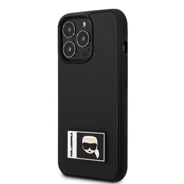 Etui Karl Lagerfeld Ikonik Patch do iPhone 13 Pro Max 6,7" - Czarny