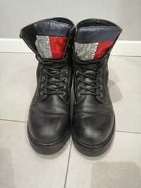 Buty, martensy, Tommy Hilfiger, 41, czarne