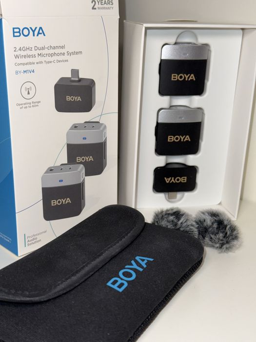 Петличний мікрофон BOYA BY-M1V6 професійний