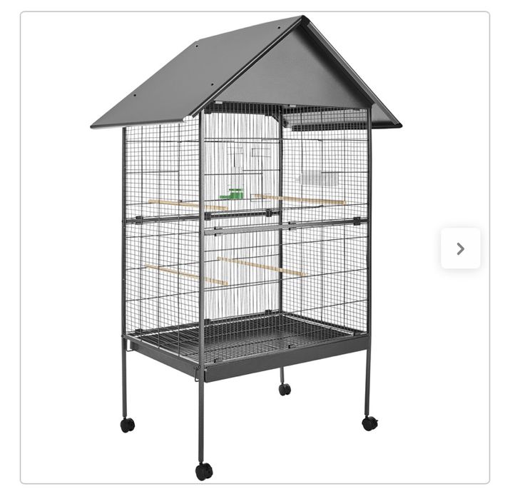 Gaiola de aço para papagaios