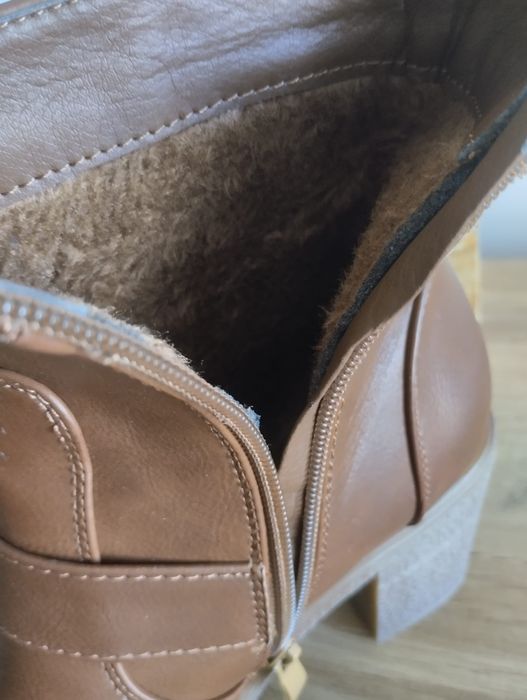 Super Made - Botas de cano médio com salto largo - EU 37