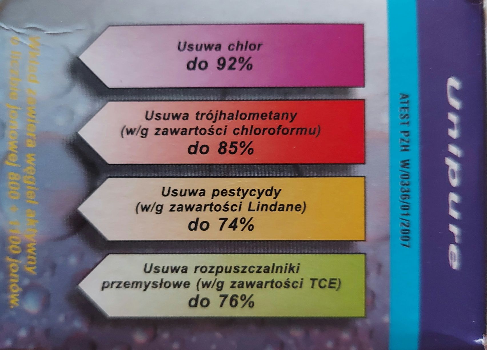 Filtr INSTAPURE + 7 szt. wkładów UNIPURE na kran R-2 F2
