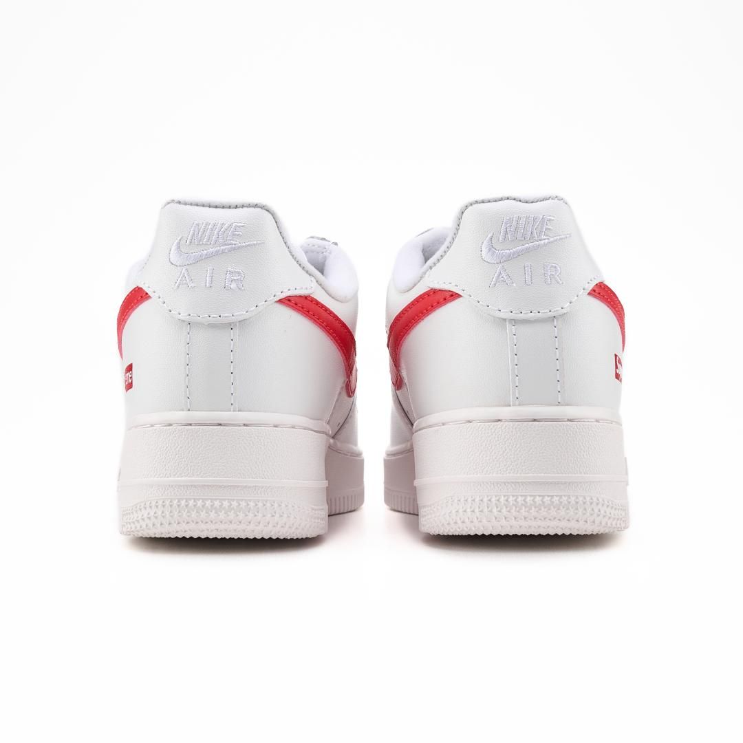 Кроссовки Nike Air Force 1 x Supreme White Red