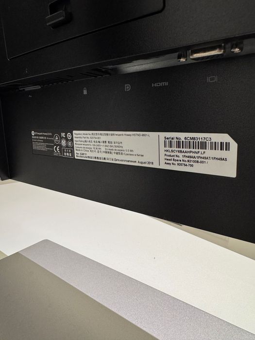 MONITOR bezramkowy 24” HP elitedisplay E243I LED