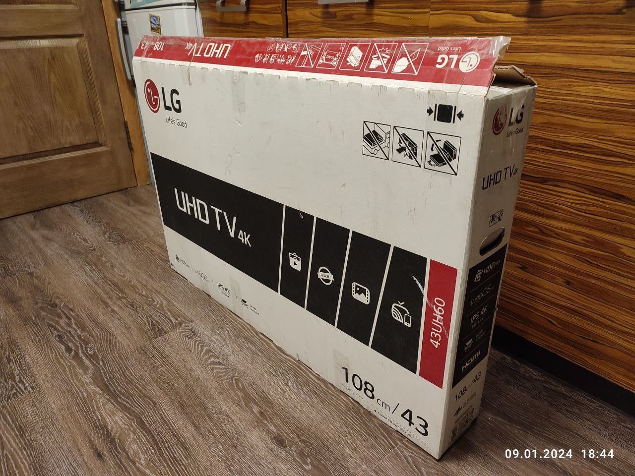 LG 43 дюйма ultra HD. 4K smart tv