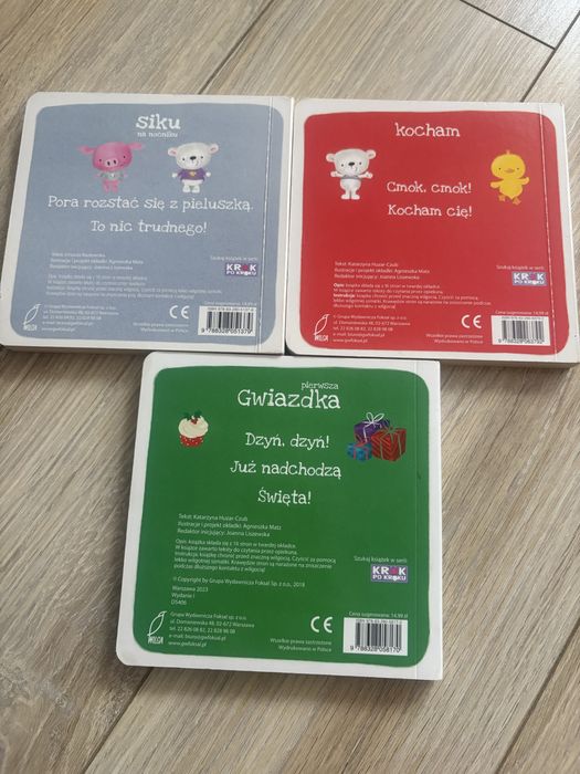 Zestaw 3 książeczek z serii Krok po kroku