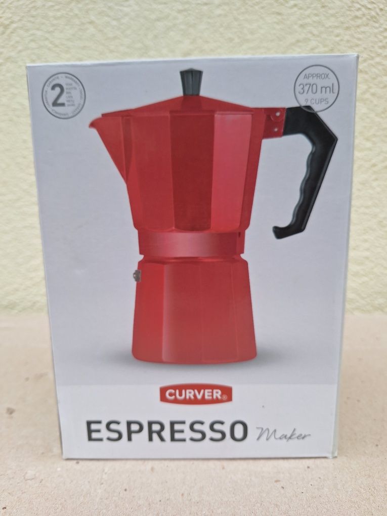 KAWIARKA espresso CURVER zaparzacz do kawy 370ML - 9 filiżanek