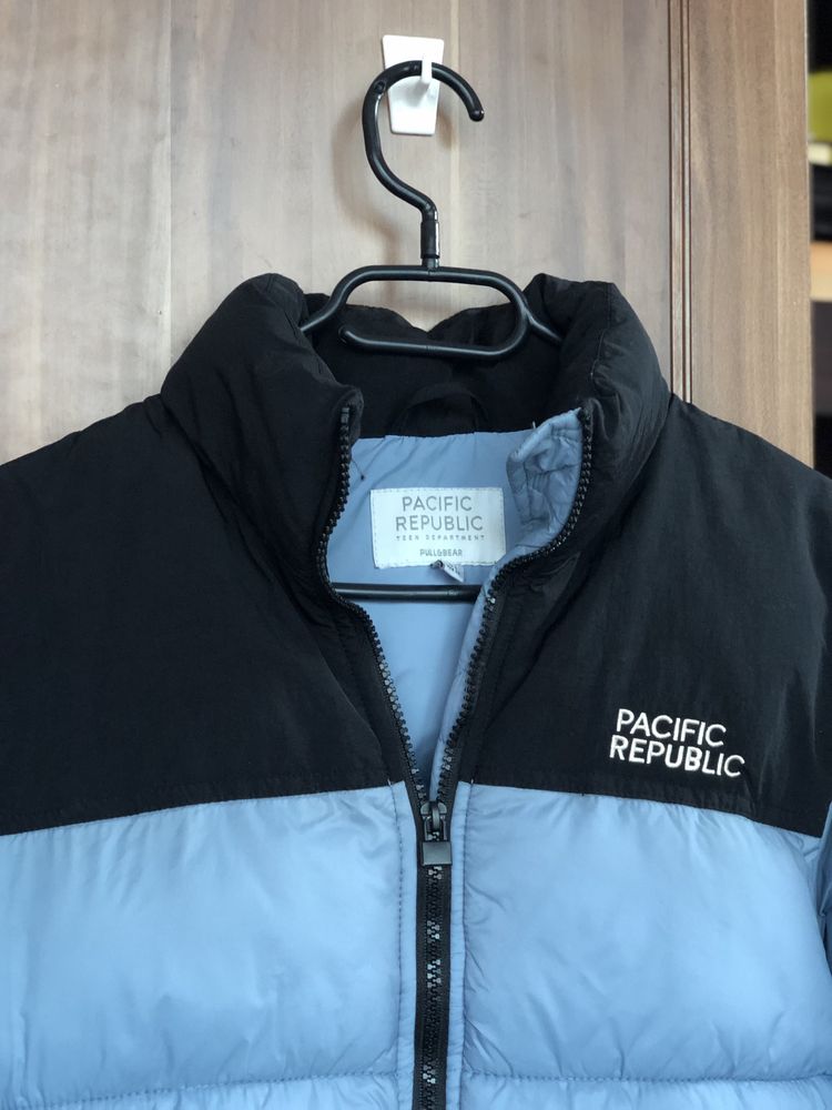 Kurtka ocieplana puchowa zimowa republic pacyfic pull&bear! S!