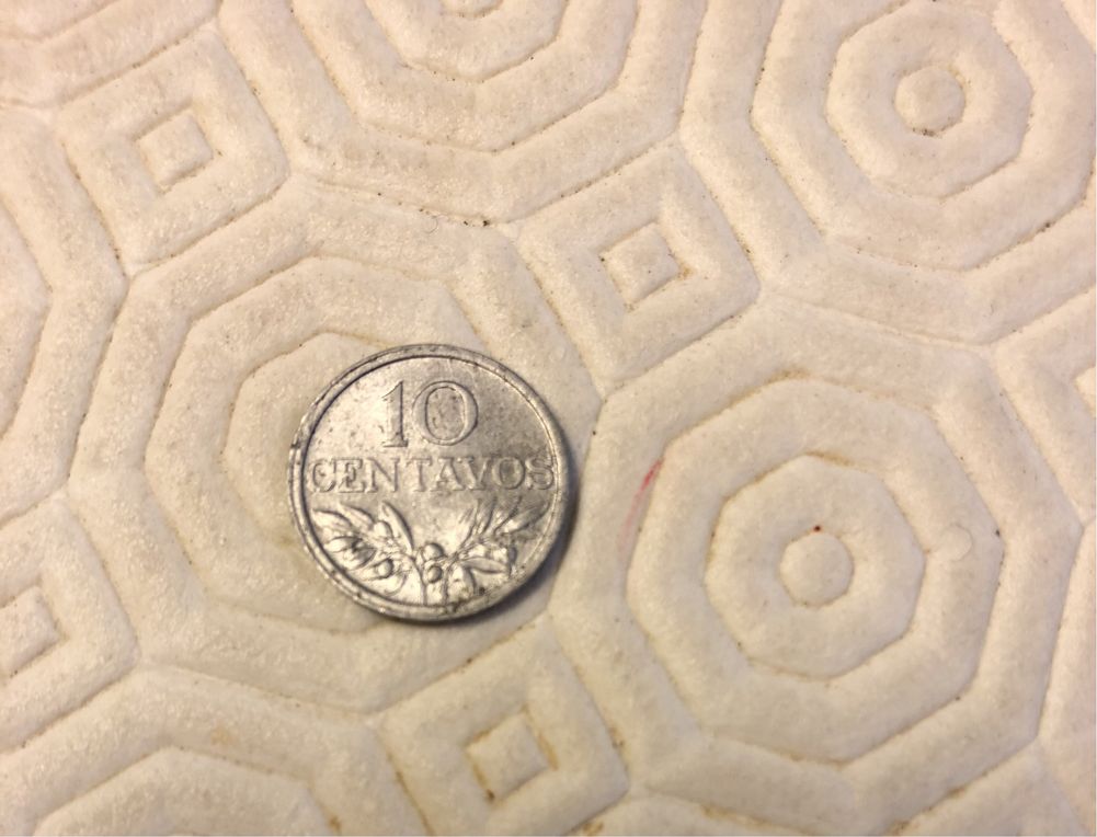 Moeda 10 centavos República Portuguesa