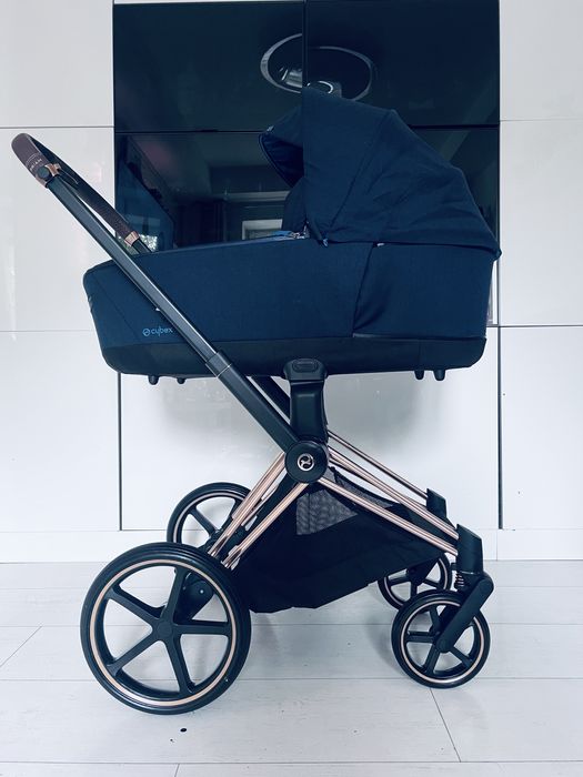 Cybex priam 4.0 rose gold komplet z 2 stan idealny