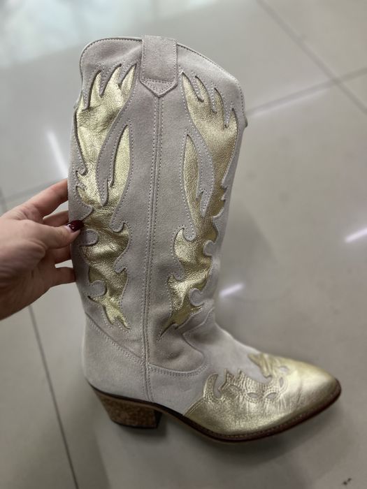 Продам нові классні стильні казаки черевики чоботи 37 і 38 Zara