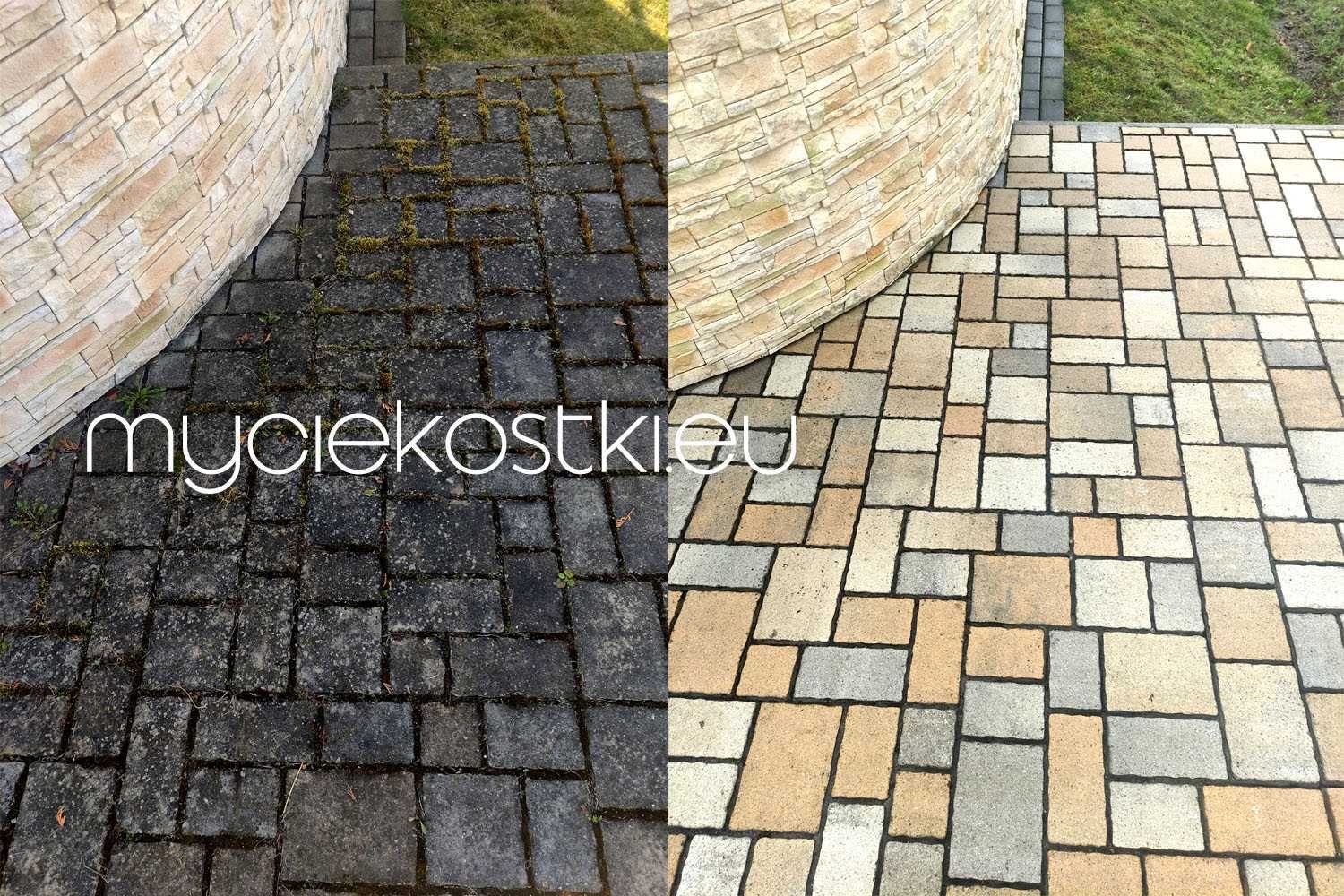 Mycie / czyszczenie KOSTKI brukowej, ELEWACJI - NOWY SĄCZ -od 5zł/m2