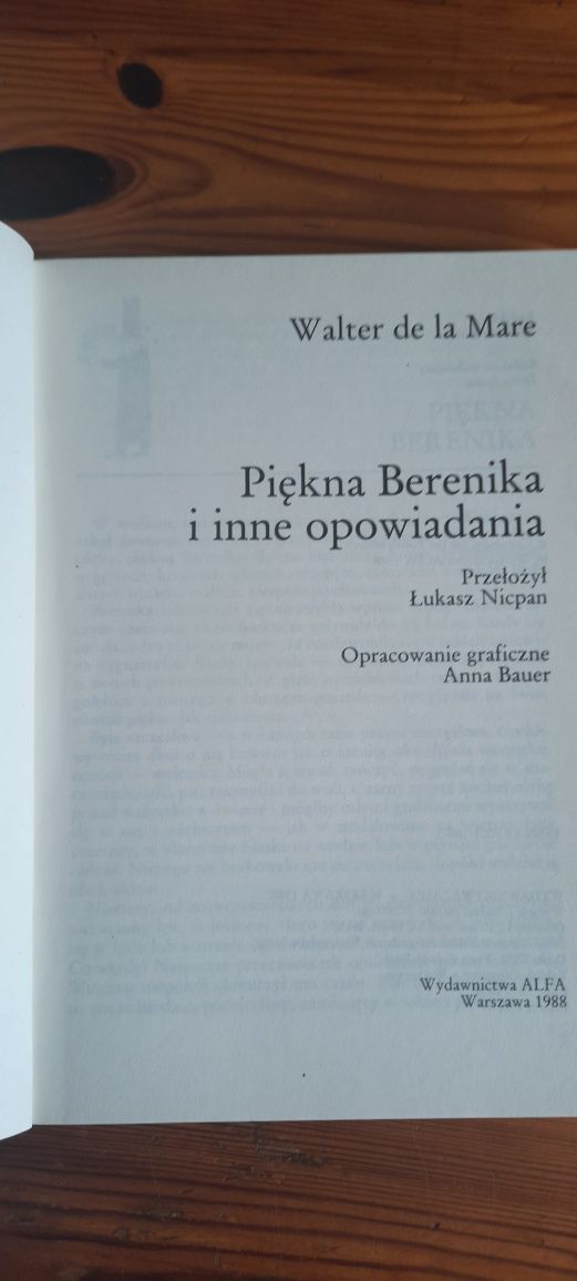 Książka  Piękna  Berenika