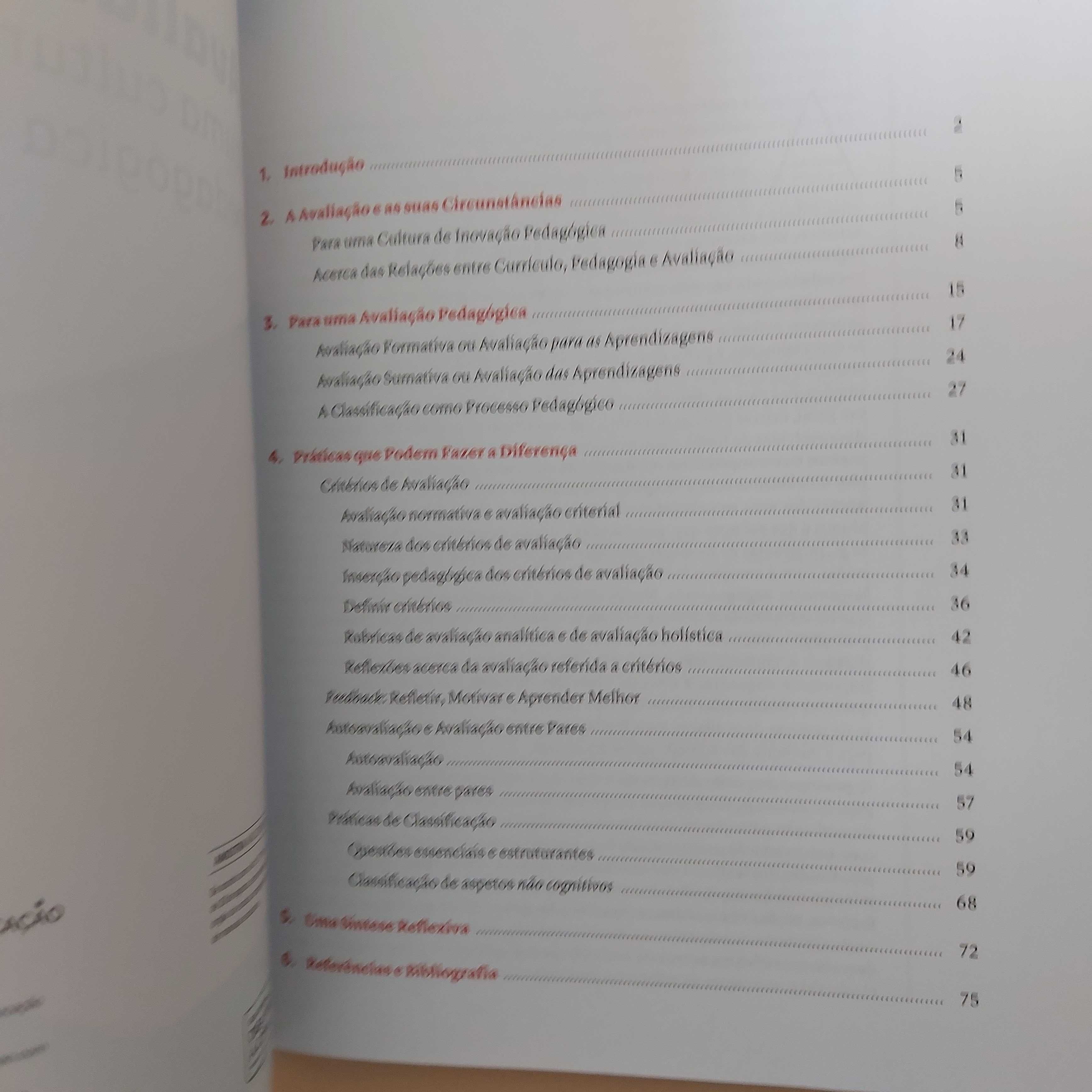 Livro avaliar e aprender