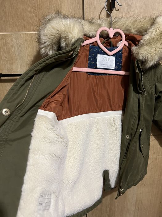 Стильова парка (куртка) ZARA у відмінному стані на дівчинку 2-3 роки