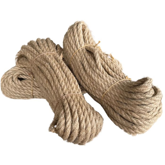 Lina JUTOWA 10mm dekoracyjna ŻEGLARSKA budowlana SZNUR naturalna 50m