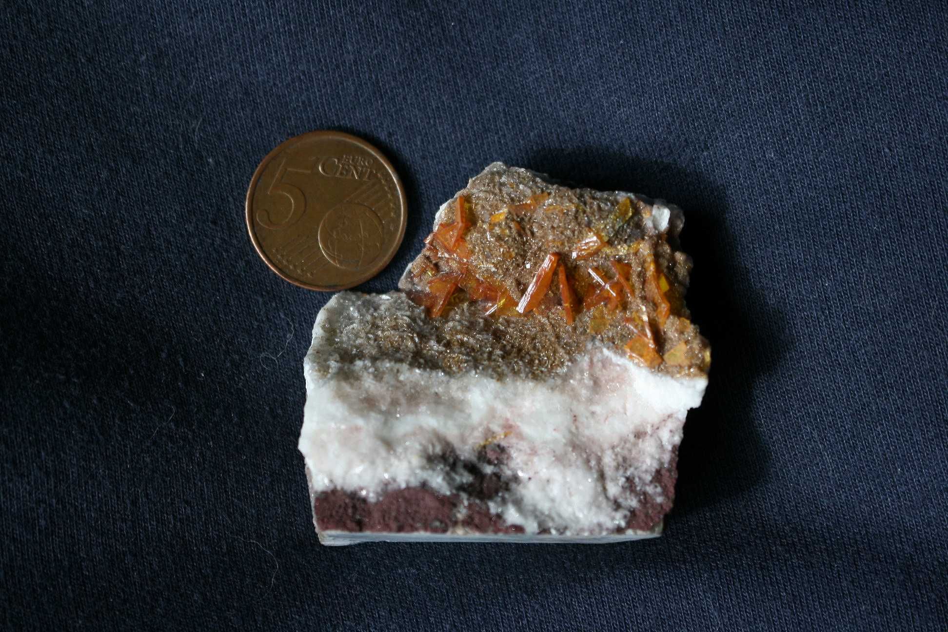 Minerais – Wulfenite com descloizite – Los Lamentos (inclui envio)