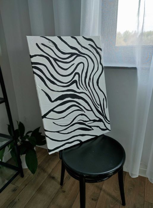 Obraz strukturalny Zebra