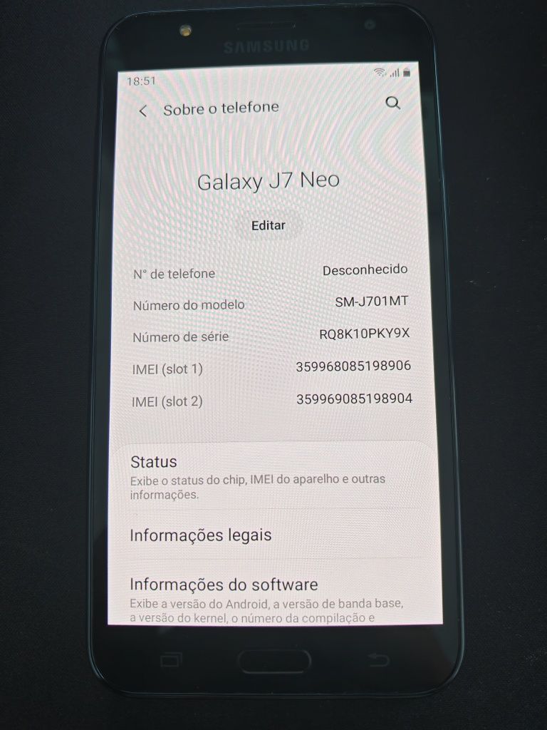 Samsung Galaxy J7 Neo J701MT – rádio, leve, pratico e tudo a funcionar
