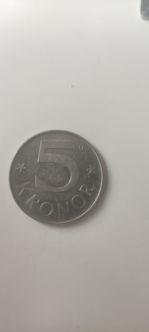 5 koron 1984 Szwecja