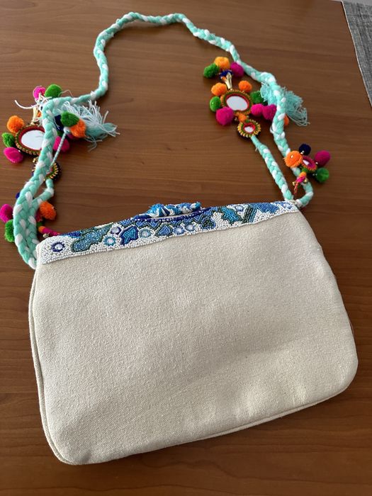 Clutch italiana feita à mão NOVA!