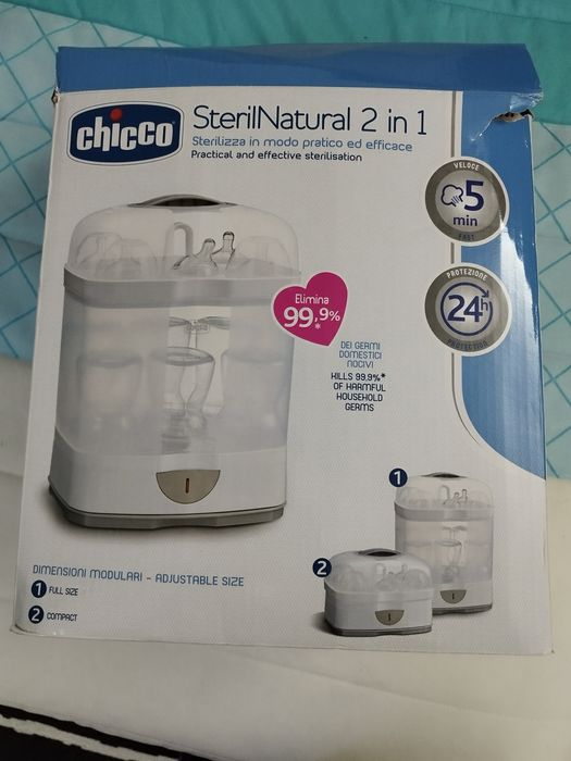 Esterilizador de biberões 2 em 1 Chicco