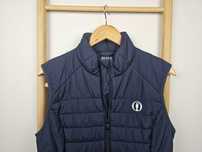 Granatowa kamizelka damska z logo U.S. Open Golf  Hugo Bos r. 38