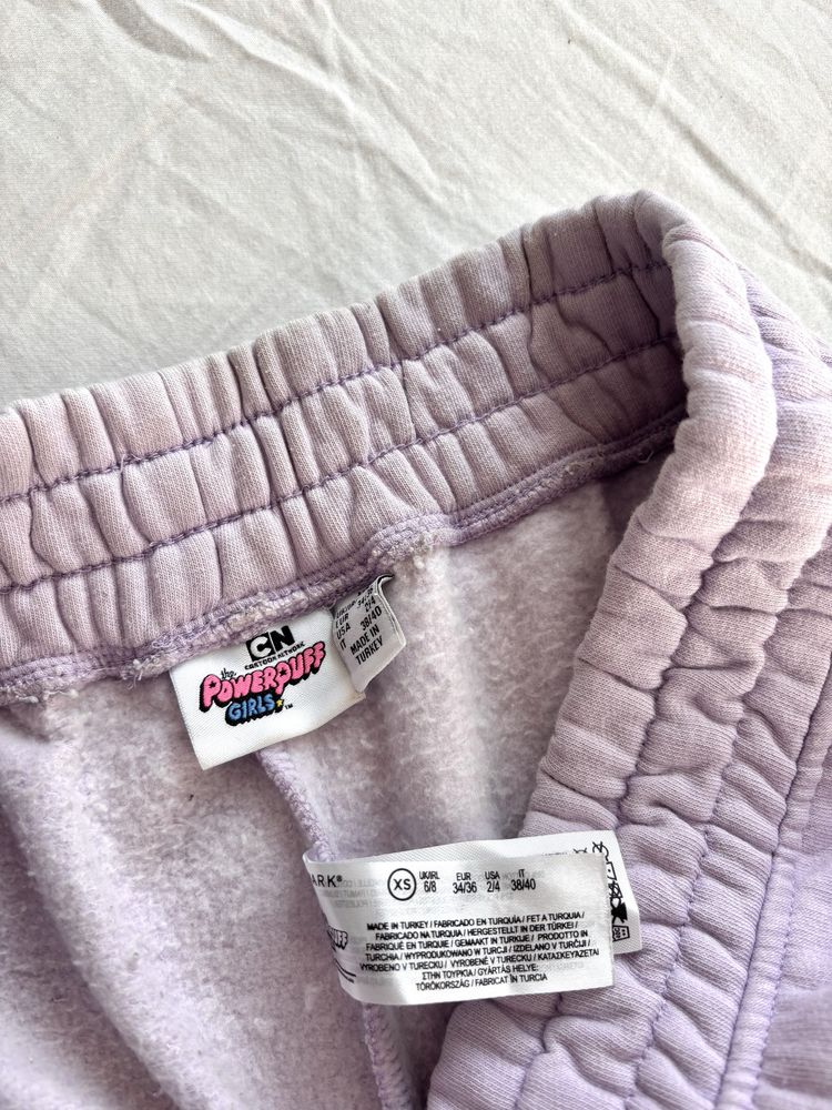 Szorty dresowe z wysokim stanem liliowe Primark rozmiar S
