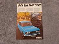 Prospekt FSO Polski Fiat 125p 1974