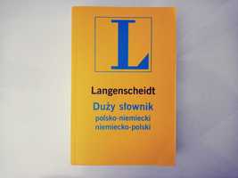 duży słownik niemiecko-polski polsko-niemiecki Langenscheidt