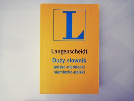 duży słownik niemiecko-polski polsko-niemiecki Langenscheidt