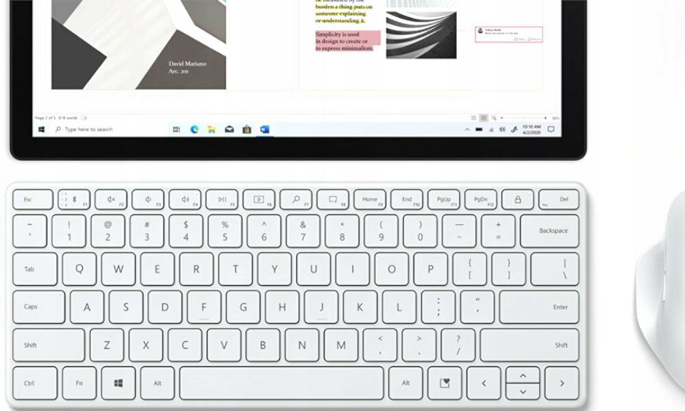 Klawiatura membranowa Microsoft Designer Compact Keyboard